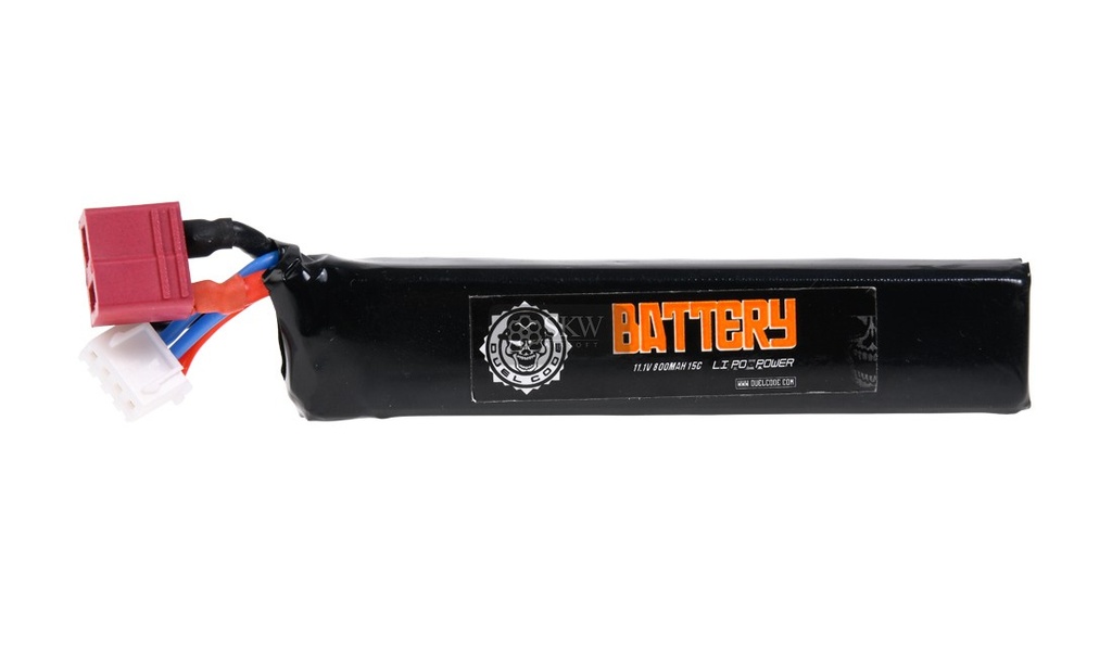 Batería LiPo 11,1V 800 mAh 15C con Conector T-Dean | Duel Code