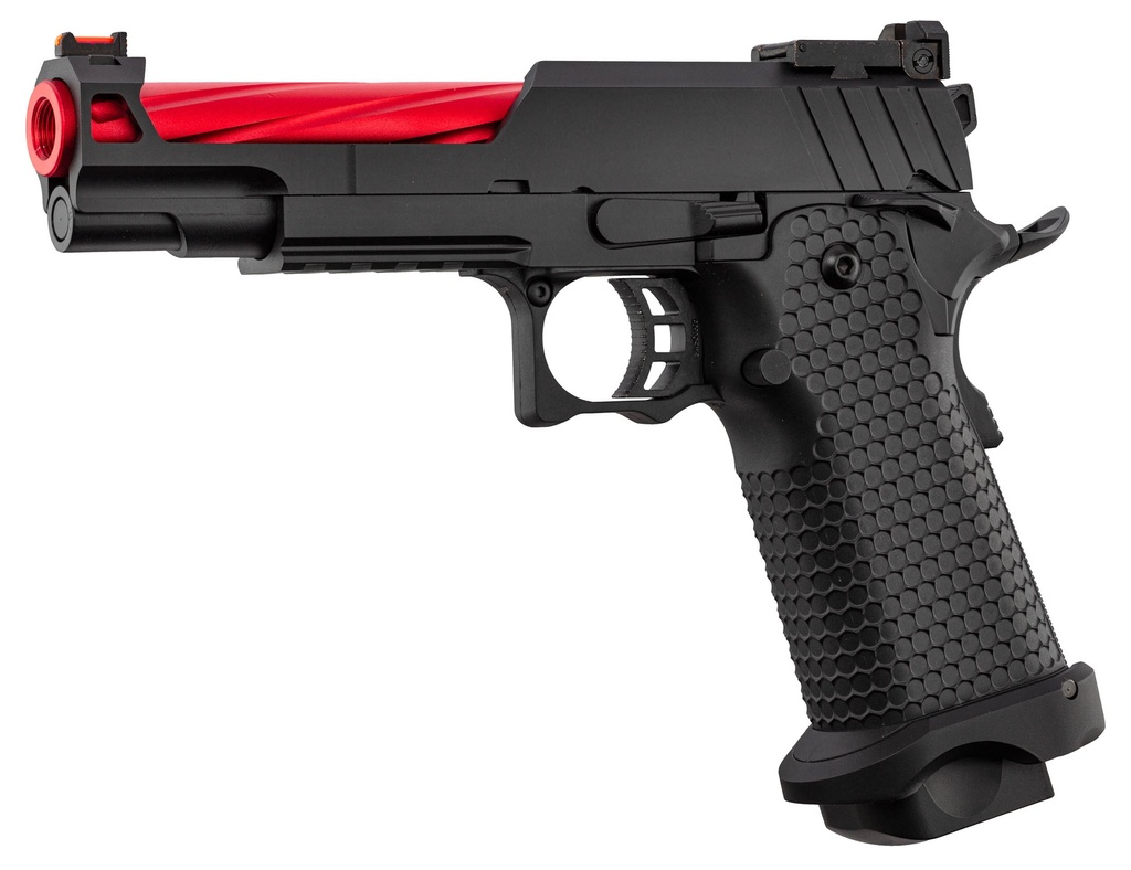 Pistola Golden Eagle Hi-Capa 5.1 Negro/Rojo – Gas