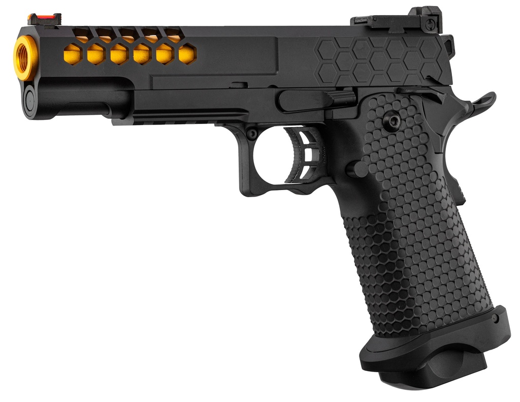 Pistola GBB Golden Eagle hi-capa 5.1 Negro/Dorado – Gas
