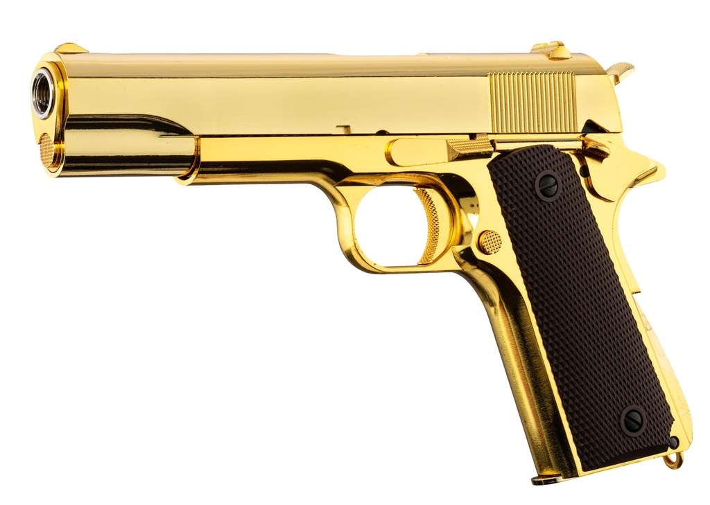 Pistola GBB Golden Eagle 1911 Dorado – Gas