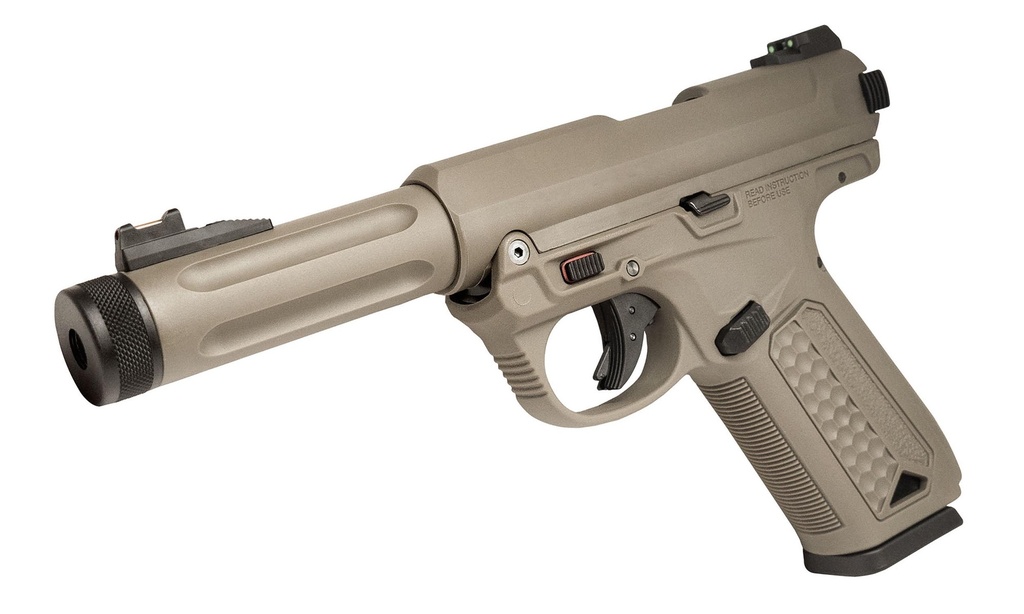 Pistola GBB Action Army AAP-01 ASSASSIN Semiautomática y automática Tan – Gas