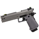 Pistola GBB Raven Hi-Capa Hex-Comp Gris – Gas y CO₂