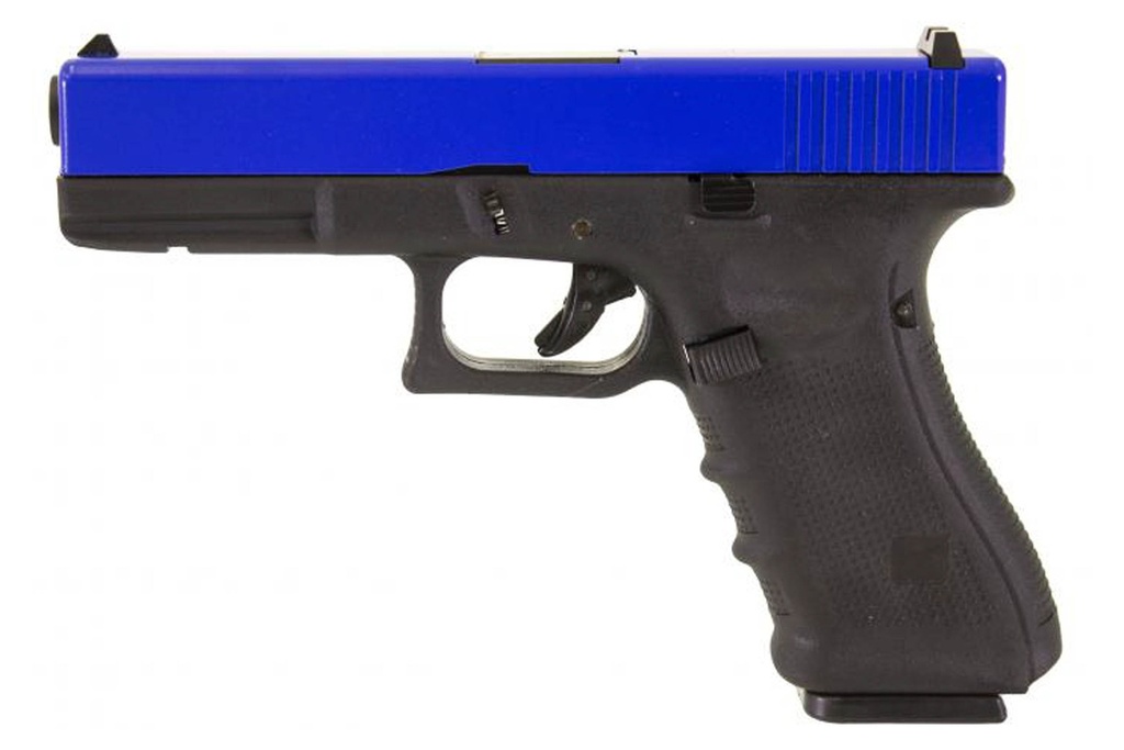 Pistola GBB Raven EU7 Negro/Azul – Gas (compatible con CO₂)