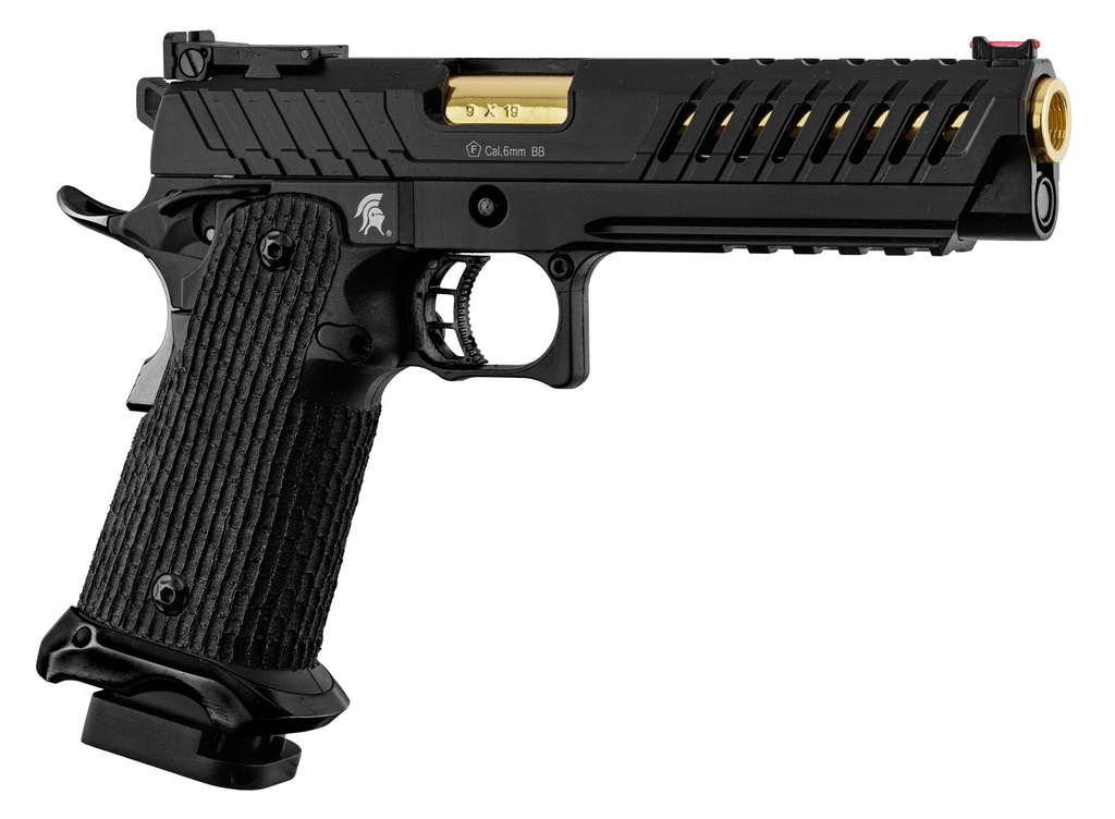 Pistola Lancer Tactical LTX6 Negro/Dorado Knightshade – Gas