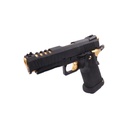 Pistola GBB AW Custom Hi-Capa 4.3 HX2711 Full Negro y Dorado – Gas y CO₂