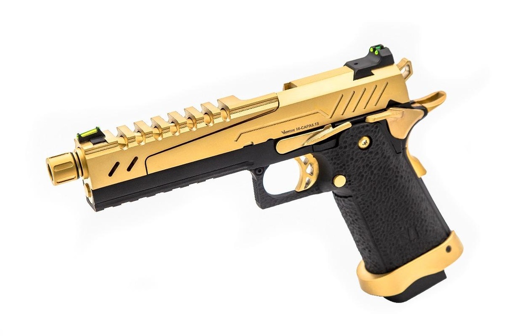 Pistola GBB Vorsk Hi-Capa 5.1 Split Dorado/Negro 1,0J – Gas