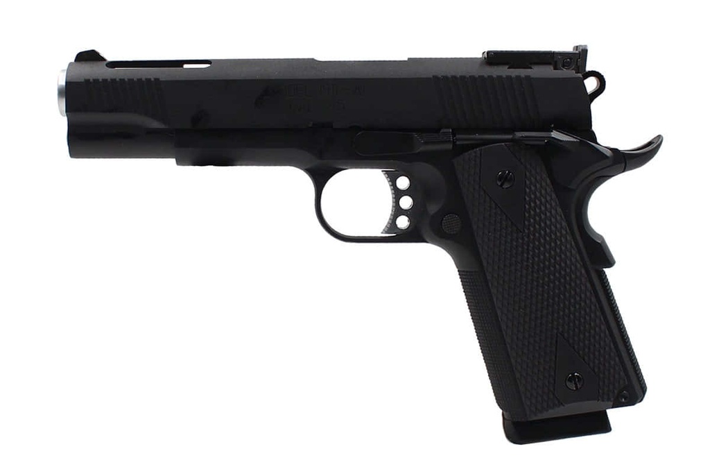 Pistola GBB AW Custom 1911 NE1202 Negro Full metal 1,0J – Gas y CO₂