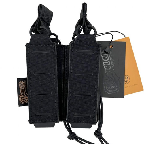 [fghjk456h] Pouch Conquer Doble Pistola - Negro