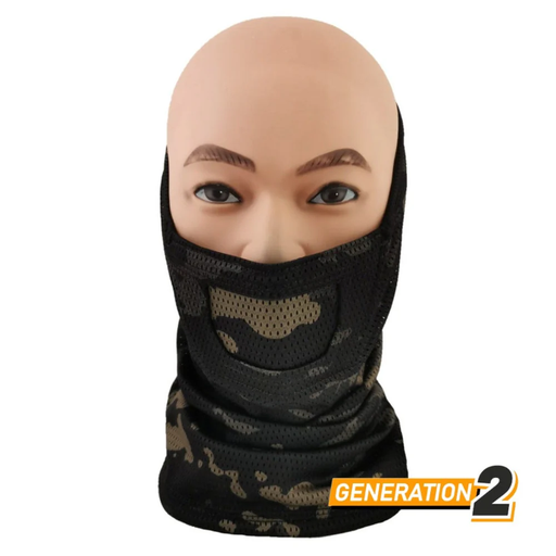 [a3002] Balaclava Face Warrior - Cygnus - Multicam Black