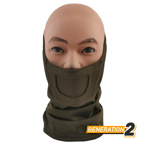 [a3004] Balaclava Face Warrior - Cygnus - Olive