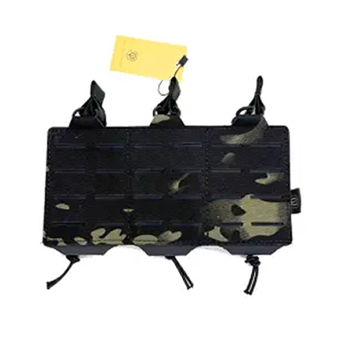 [CZ10132] Pouch triple M4 corte laser Conquer - Multicam Black