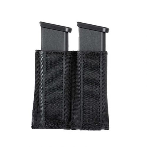 [INS02-PS] Pouch porta cargador insert elastico doble para pistola - Negro