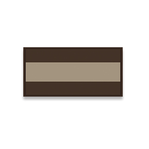 [16148] Parche España 6x3cm con velcro - Marron