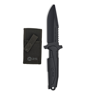 [32463] Cuchillo Goma K25 con Funda 32463 - Negro