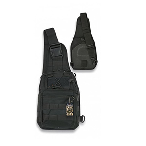 [34896-NE] Mochila Bandolera Barbaric - Negro