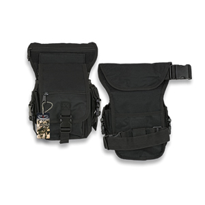 [34898-NE] Mochila de Pierna Barbaric - Negro