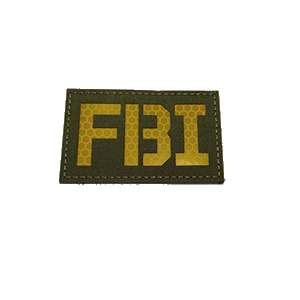 [10215] Parche FBI - Verde/Amarillo