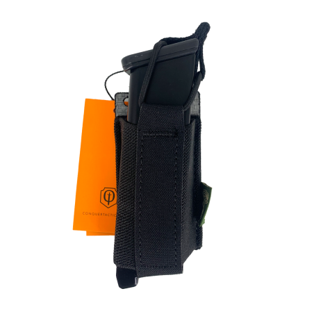 [10462] Conquer Tegris Simple 9mm pouch BK