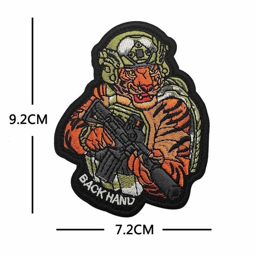 [10378] Parche Tactic-Tiger F69 bordado