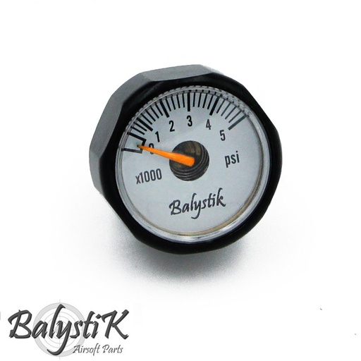 [BA-MANO-5000] Balystik 5000 PSI micro gauge for HPA tank