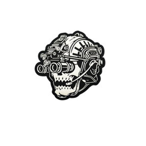 [10447] Parche Calavera NVG f127 C