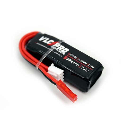 [VLC-1029] BATERIA VLC PRO LIPO 7.4V 350MAH 25C/50C 1STICK HPA NEGRA