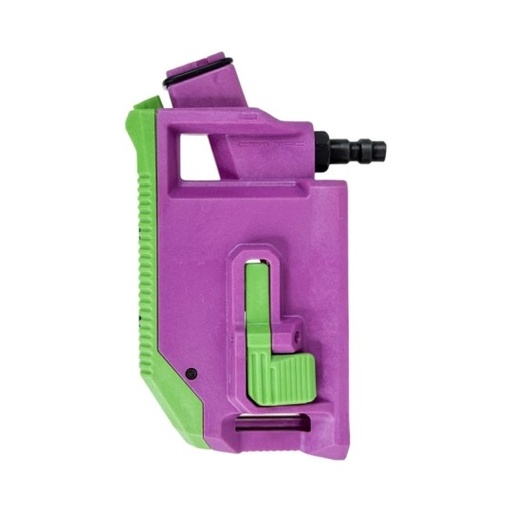 [CTM0082-VTGN] CTM Adaptador HPA Hi-Capa M4 AEG Magazine 90° Angled - Lila / Verde