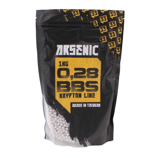 [ARS-16025] BOLAS BBS ARSENIC KRYPTON 0.28 1KGB BLANCAS 3571RDS