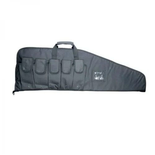[17562A] FUNDA FUSIL ASG CON BOLSILLOS 105 X 32 NEGRA