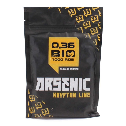 [ARS-16033] BOLAS BBS ARSENIC KRYPTON BIO 0.36G 1000RDS BLANCA