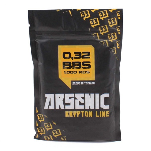 [ARS-16027] BOLAS BBS ARSENIC KRYPTON 0.32G 1000RDS BLANCA