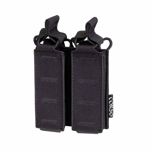 [CRS-040313-BK] POUCH CORSO CARGADOR PISTOLA DOUBLE DAGGER MK1 LASER NEGRO