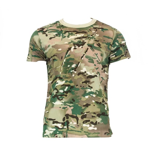 Camiseta táctica Lycra manga corta Multicam – Camiseta airsoft transpirable