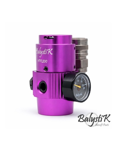 [BA-HPR200PP-US] Balystik HPR200 HPA regulator US - Amethyst Purple