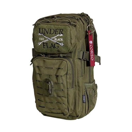 [CRS-701003-OD] Mochila Corso Rogue MOLLE 14L Verde OD – Mochila táctica compacta con sistema Laser Cut