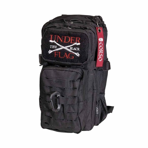 [CRS-701013-BK] Mochila Corso Rogue MOLLE 14L NEGRA – Mochila táctica compacta con sistema Laser Cut