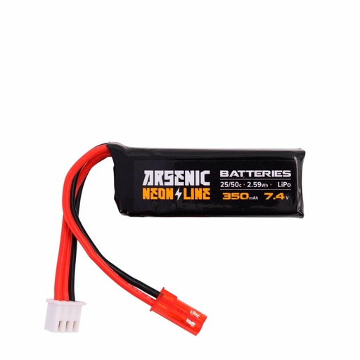 [ARS-1029] Batería Arsenic Pro LiPo 7.4V 350mAh 25C/50C HPA – Batería compacta FCU airsoft