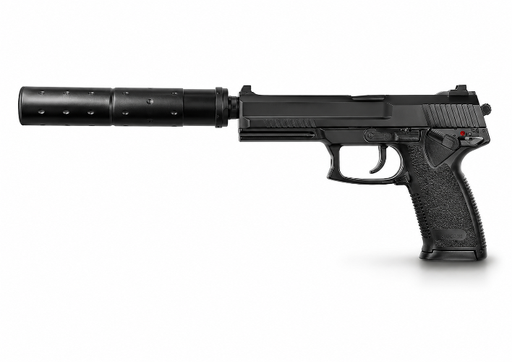 [AN CUSTIM] Pistola Saigo Socoom Mejorada con Cañón Poseidon, Goma Flamingo 60º y TDC