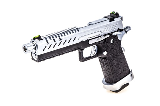[PG3279] Pistola GBB Vorsk Hi-Capa 5.1 Negro/Cromado 1,0J – Gas
