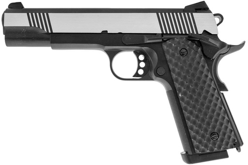 [PG3241] Pistola GBB Raven 1911 MEU Full metal Plata 1,0J – Gas y CO₂