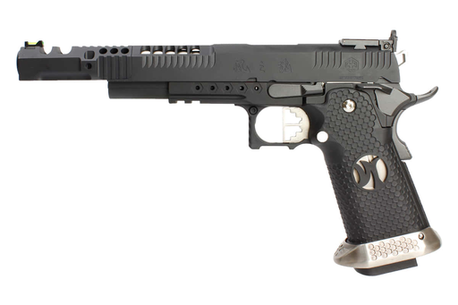 [PG42402] Pistola GBB AW Custom HX2402 IPSC Split Negro.38 supercomp – Gas y CO₂