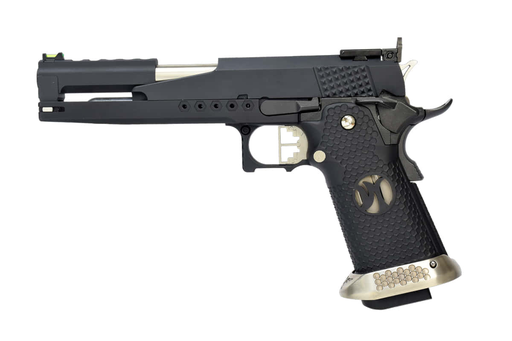 [PG42202] Pistola GBB AW Custom HX2202 IPSC Split Negro – Gas y CO₂