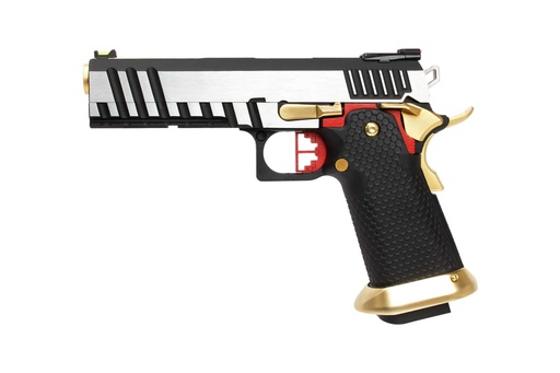 [PG42001] Pistola GBB AW Custom HX2001 Full Plata – Gas y CO₂